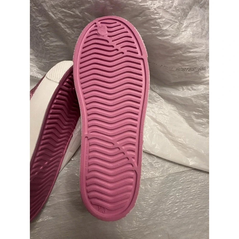 DSG Girls Y3 Glitter Water Sandals‎ Pink White EVA Slip-On Beach Pool